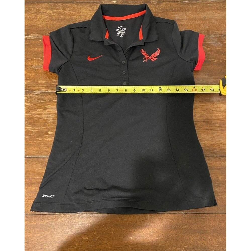 Womens dry fit Nike Polo Golf with Eagle Athletic Sporty Tennis shirt - Picture 8 of 9